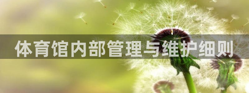 必一体育下载秀给网：体育馆内部管理与维护细则